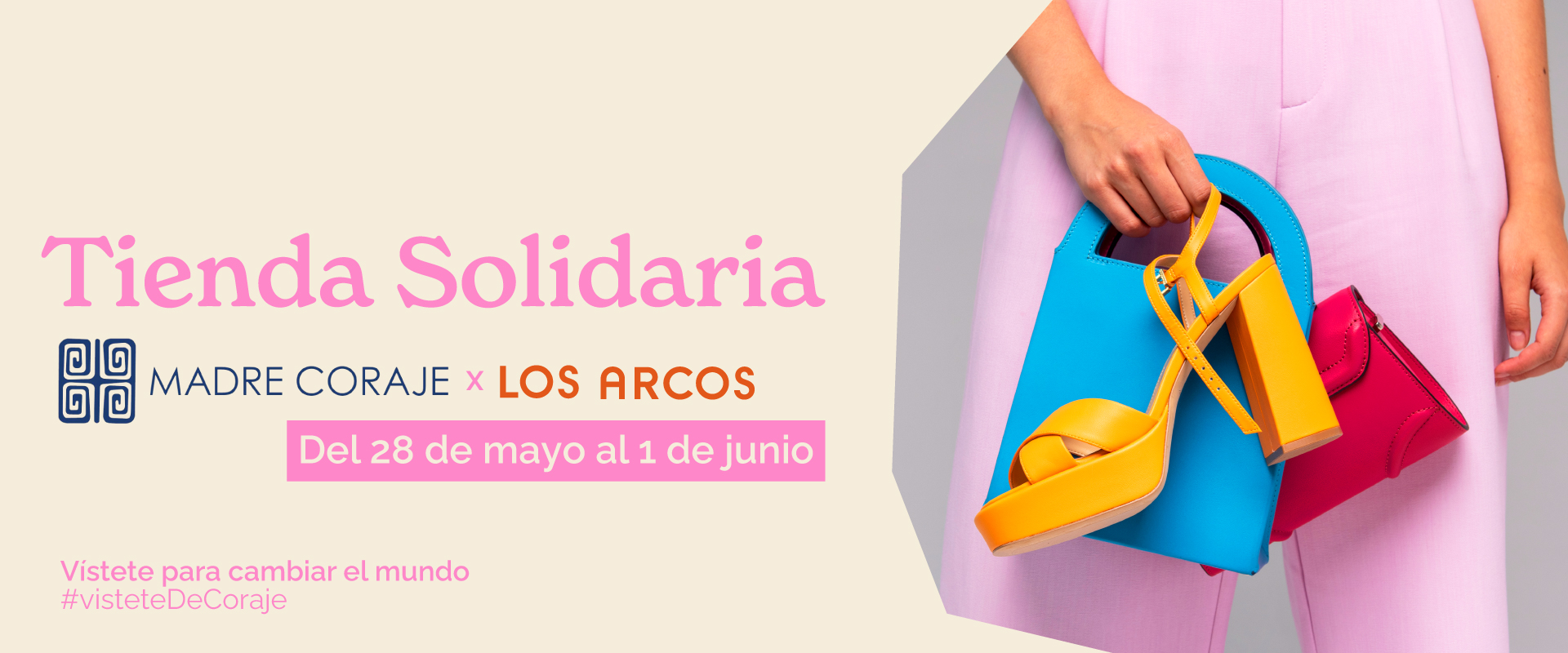 ¡Te esperamos en nuestra Tienda Solidaria Madre Coraje X Los Arcos!✌️🤩
