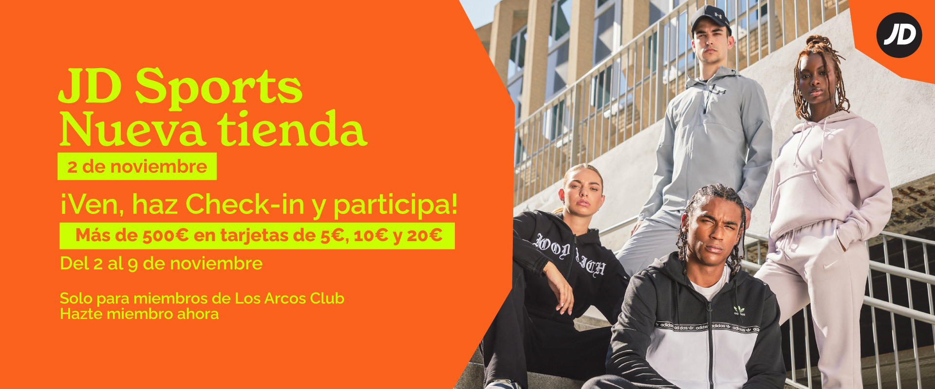 ¡LA REAPERTURA DE JD SPORT ESTÁ A LA VUELTA DE LA ESQUINA! 👟🥳