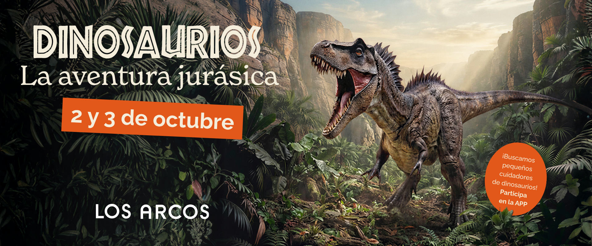 Los dinosaurios llegan a Los Arcos: vive una aventura jurásica en familia 🦖 🌿